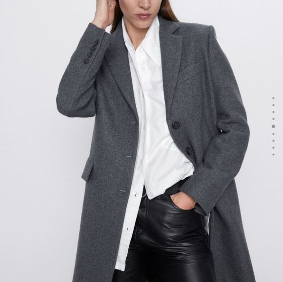 zara menswear coat